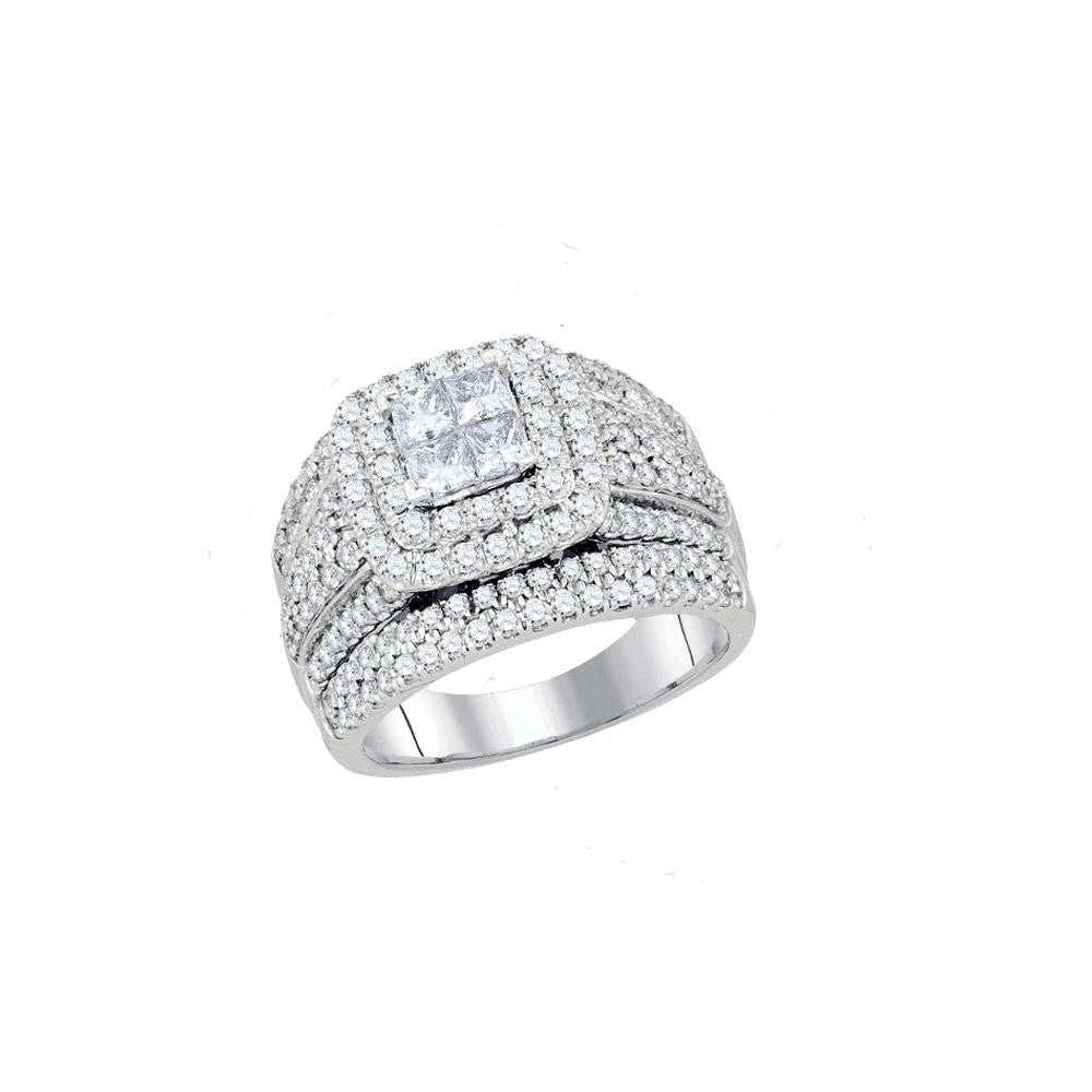 2 CTW-Diamond BELLAGIO INV RING""