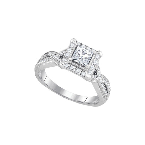 1 CTW-Diamond 5-8CT-CPR BRIDAL RING