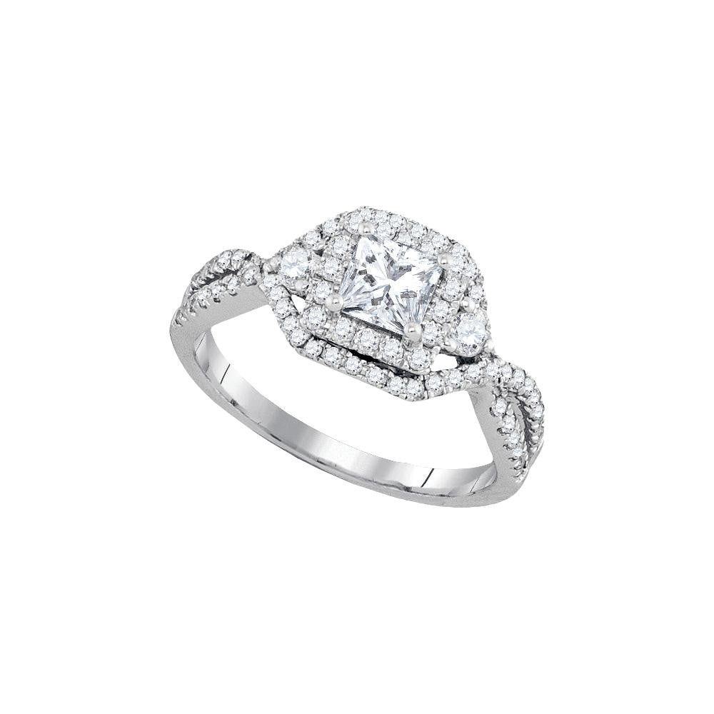 1 1-4CTW-Diamond 5-8CT-CPR BRIDAL RING