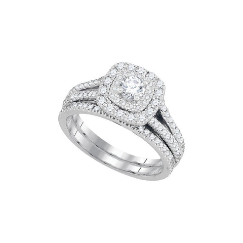 1 CTW-Diamond 1-4CT-CRD BRIDAL SET CERTIFIED