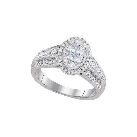 1 CTW-Diamond INVISIBLE RING