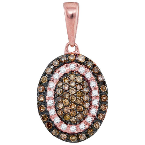 1-4CTW-Diamond FASHION BROWN PENDANT