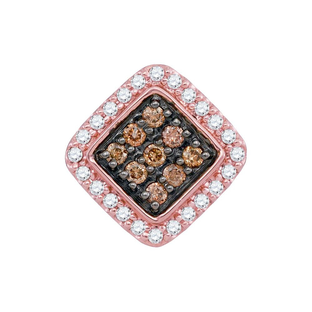 1-4CTW-Diamond FASHION BROWN PENDANT