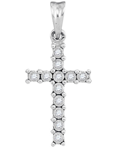 1-20CTW-Diamond CROSS PENDANT