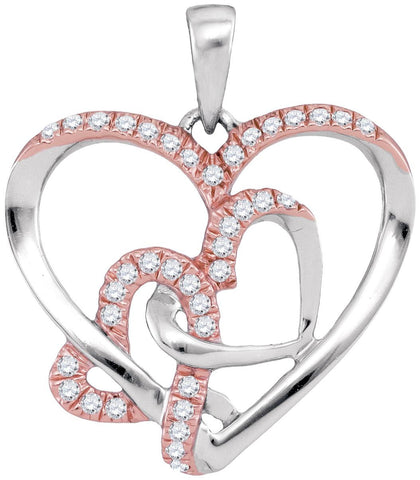 1-4CTW-Diamond HEART PENDANT