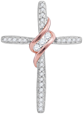 1-5CTW-Diamond CROSS PENDANT