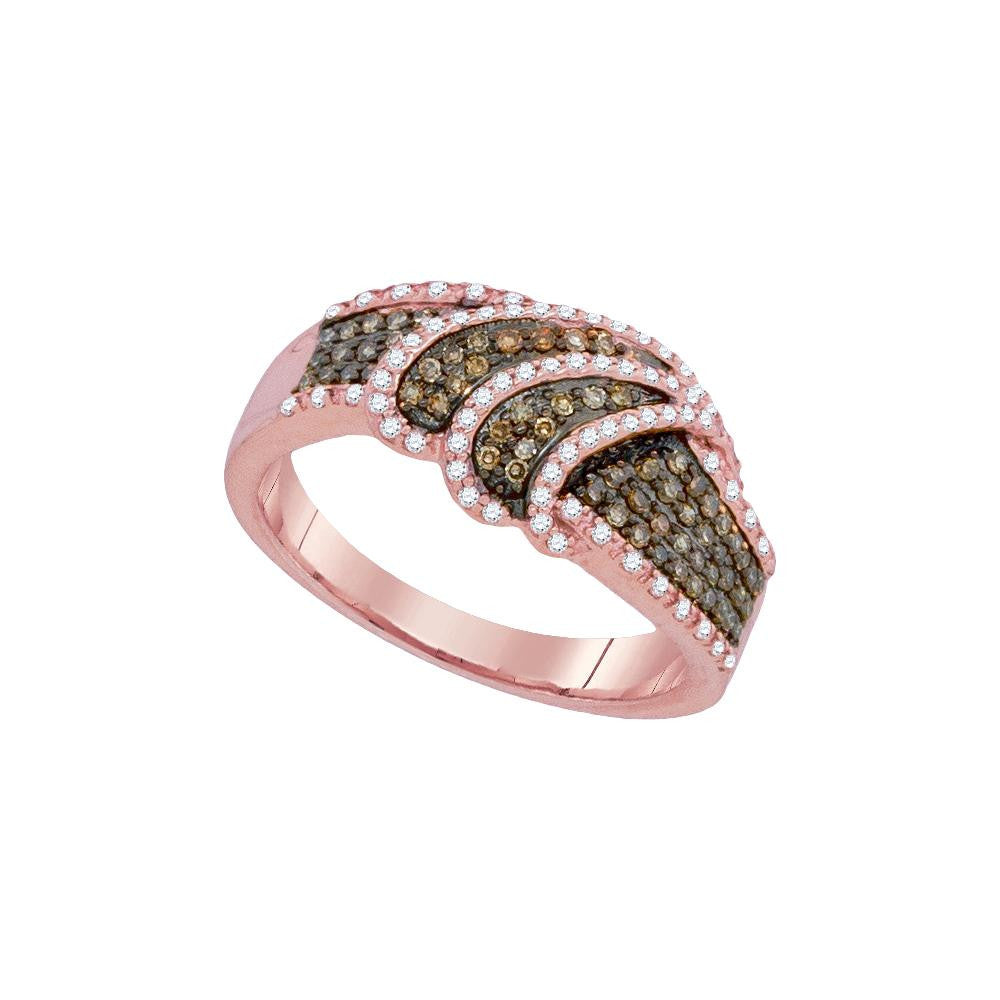 1-2CTW-Diamond FASHION BROWN RING