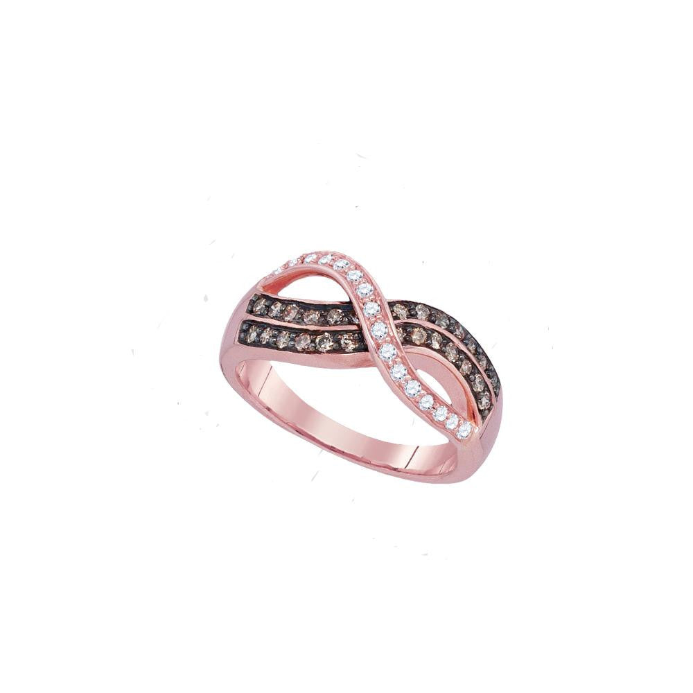 1-2CTW-Diamond FASHION BROWN RING