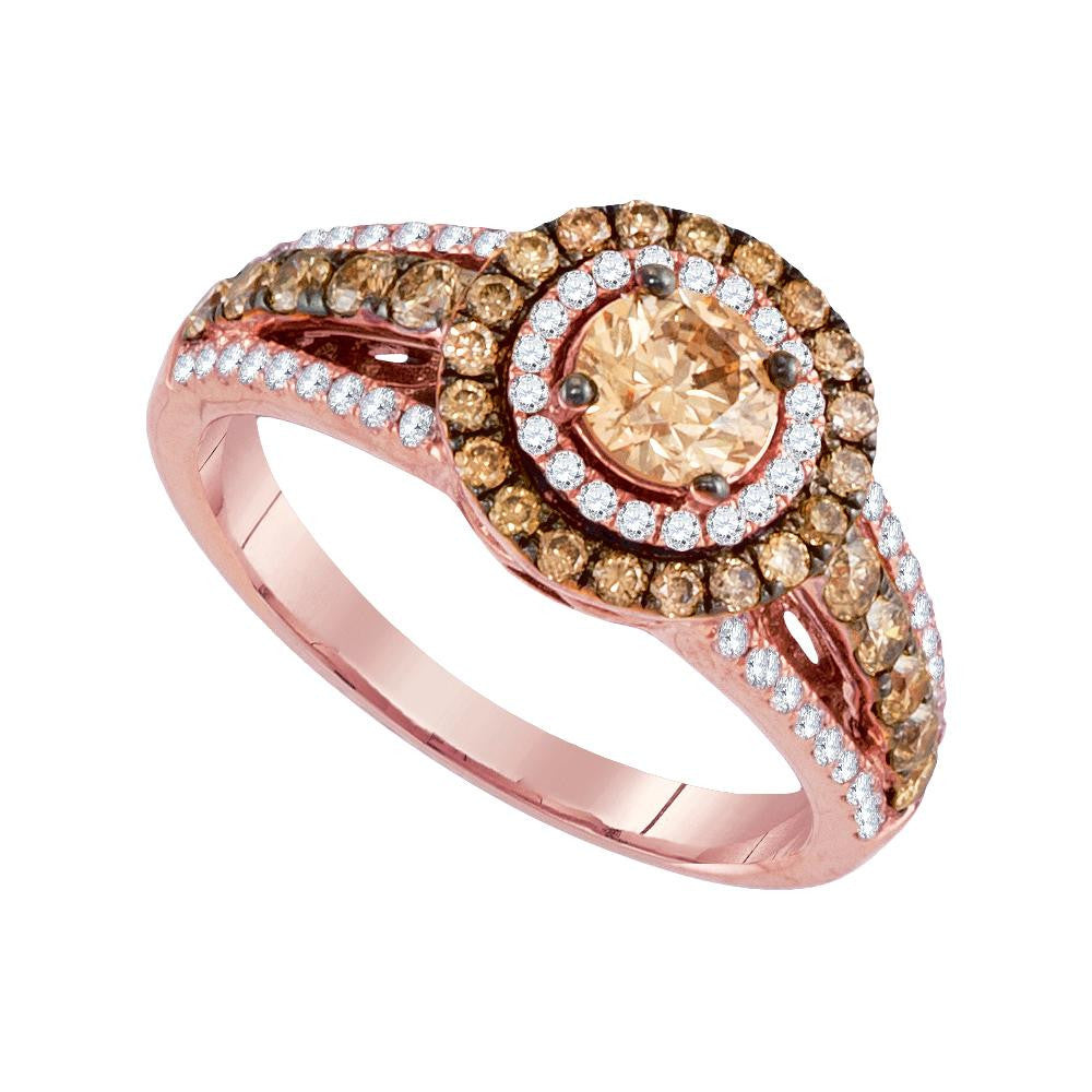 1  1-3CTW-Diamond BROWN  RING