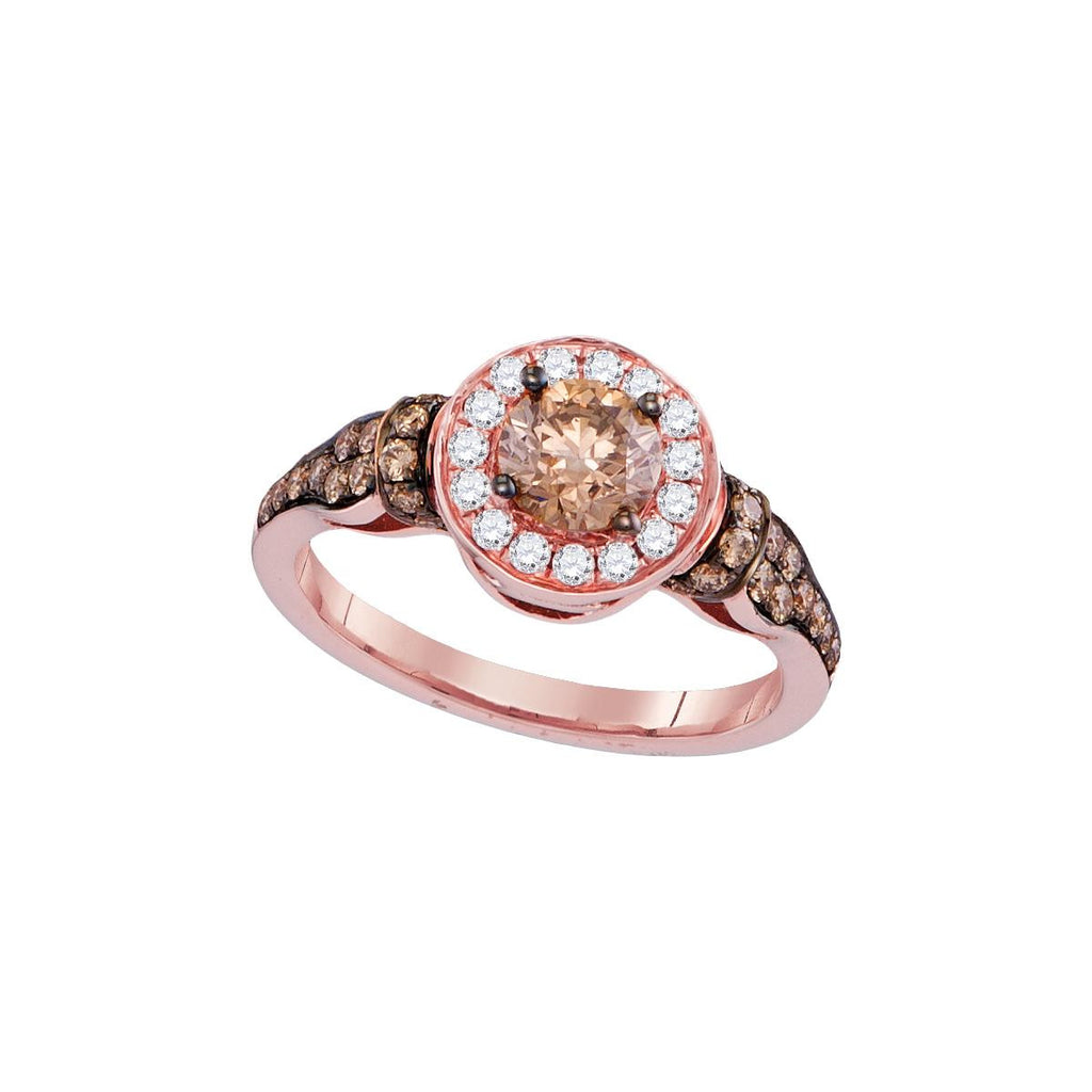 1  1-4CTW-Diamond BROWN  RING