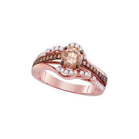 1  1-4CTW-Diamond BROWN  RING