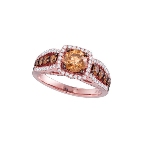 1  7-8CTW-Diamond BROWN  RING