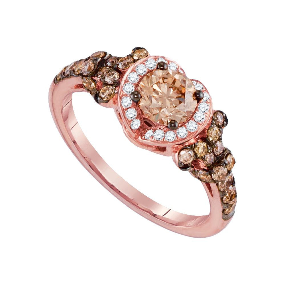 1  1-3CTW-Diamond BROWN  RING