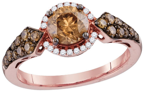 1 3-8CTW-Diamond BROWN  RING