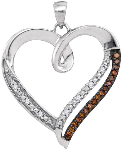 1-6CTW-Diamond FASHION BROWN PENDANT