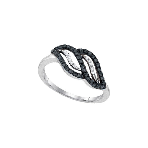 1-3CTW-Diamond FASHION BLACK RING