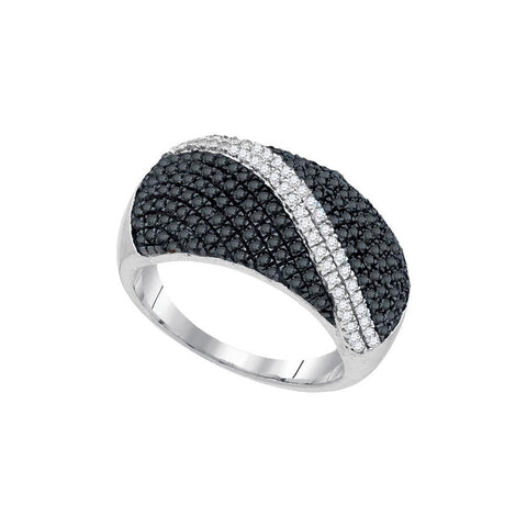 1 CTW-Diamond FASHION BLACK RING