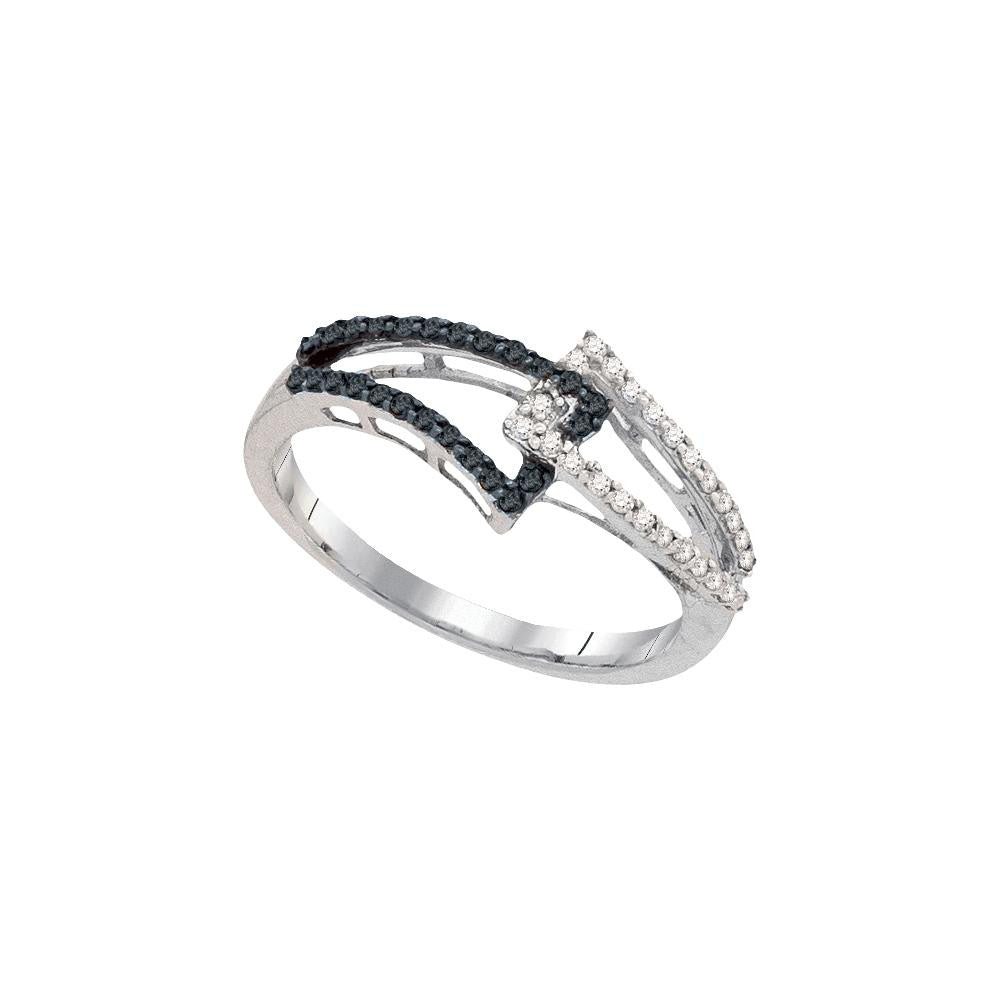 1-4CTW-Diamond FASHION BLACK RING