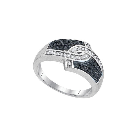 1-3CTW-Diamond FASHION BLACK RING