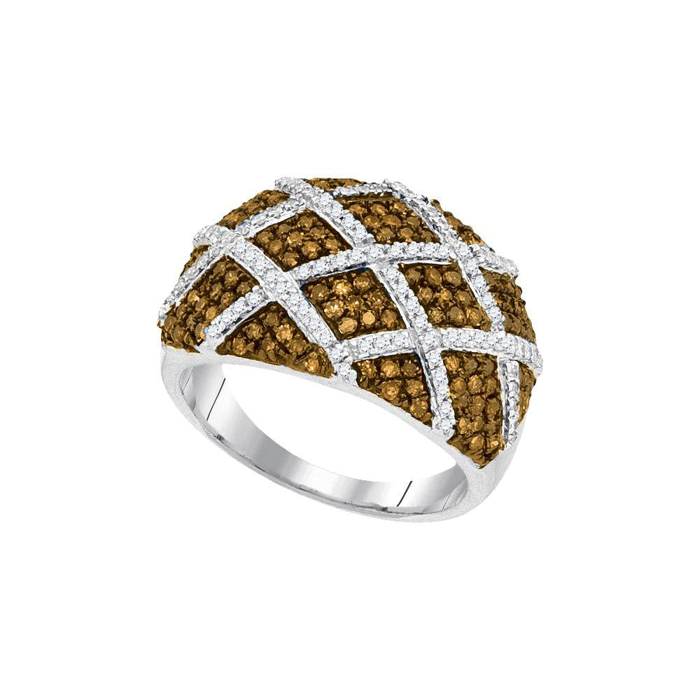 1 CTW-Diamond FASHION BROWN RING