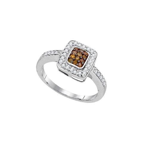 1-3CTW-Diamond FASHION BROWN RING