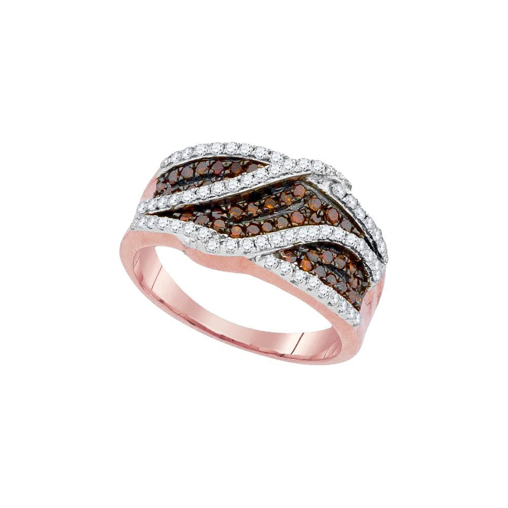 3-4CTW-Diamond FASHION RED RING