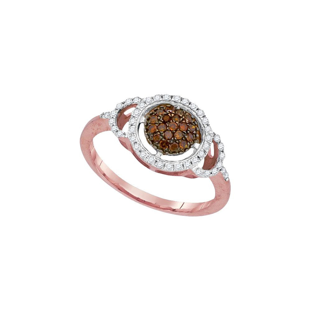 1-3CTW-Diamond FASHION RED RING