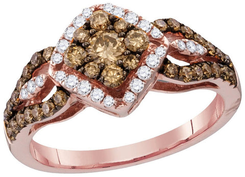 7-8CTW-Diamond FASHION BROWN RING