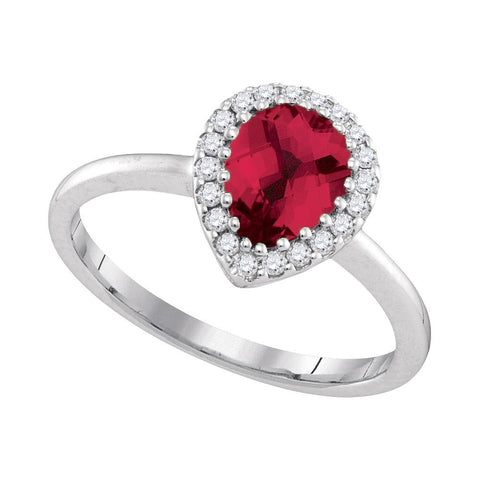 1-6CTW-Diamond 1 (MIN)CT RUBY RING