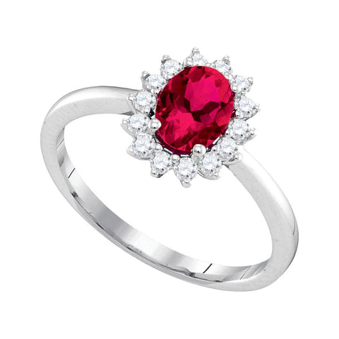 1-4CTW-Diamond 7-8(MIN)CT RUBY RING