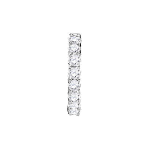 3  5-8CTW-Diamond HOOPS EARRINGS