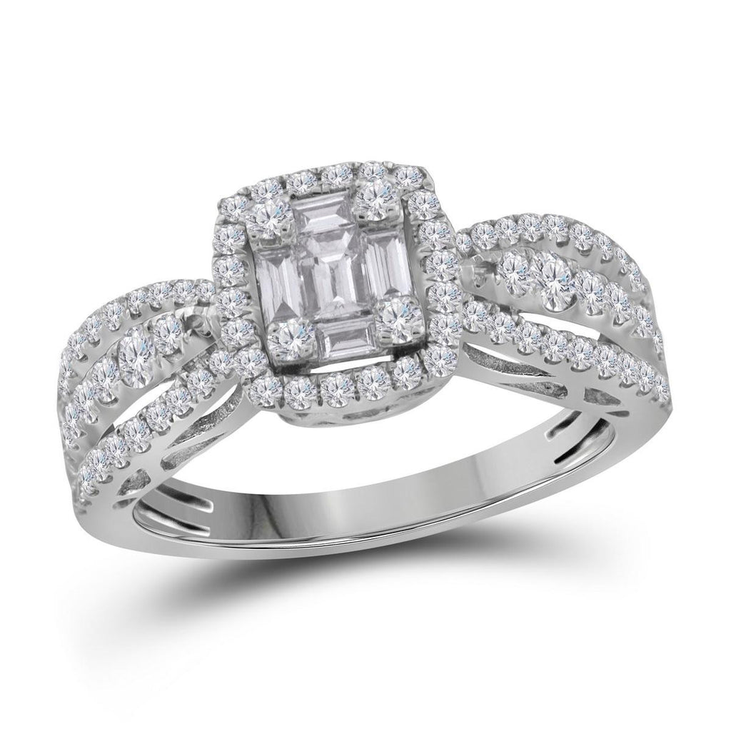 3-4CTW-Diamond BRIDAL RING