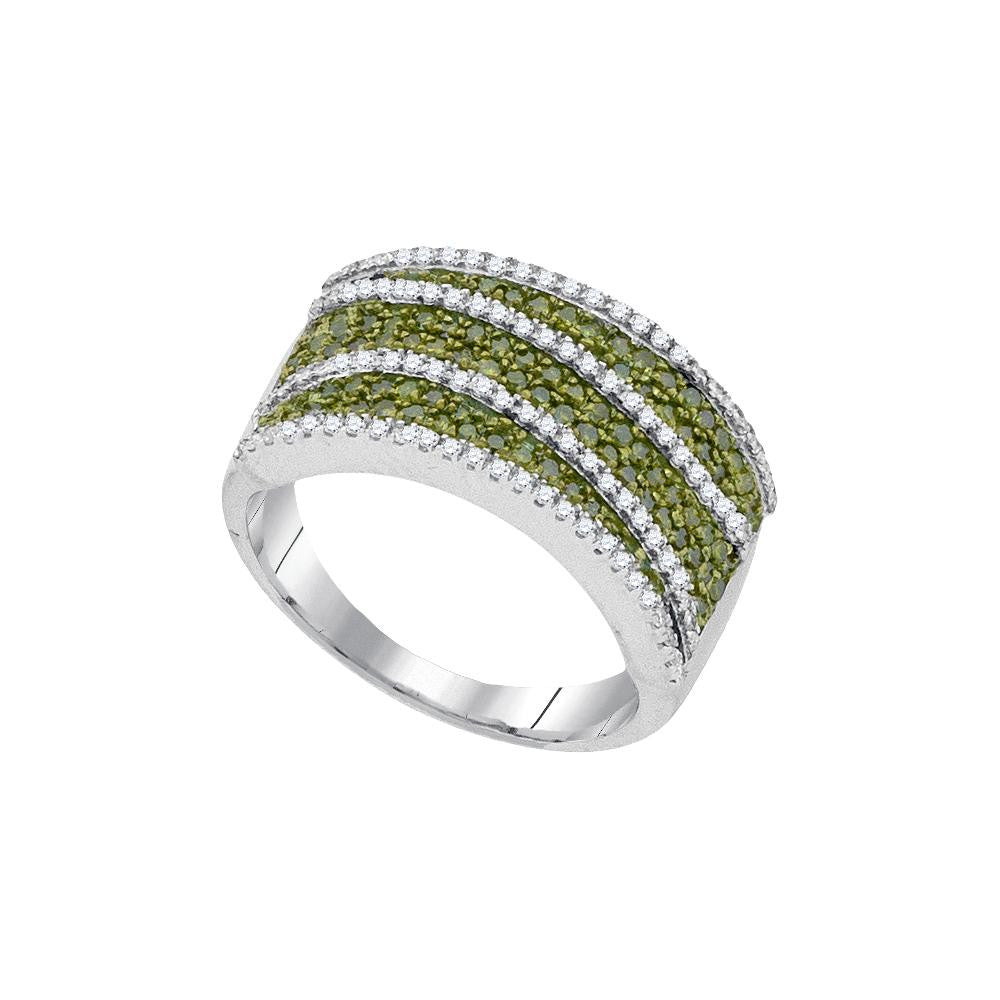 3-4CTW-Diamond FASHION GREEN RING