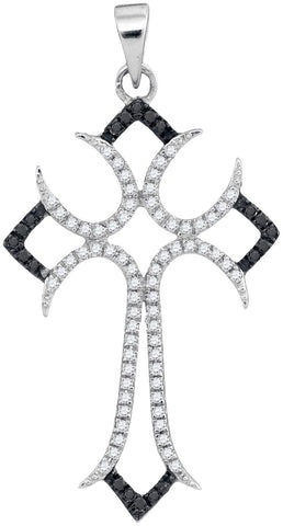 1-4CTW-Diamond FASHION BLACK PENDANT