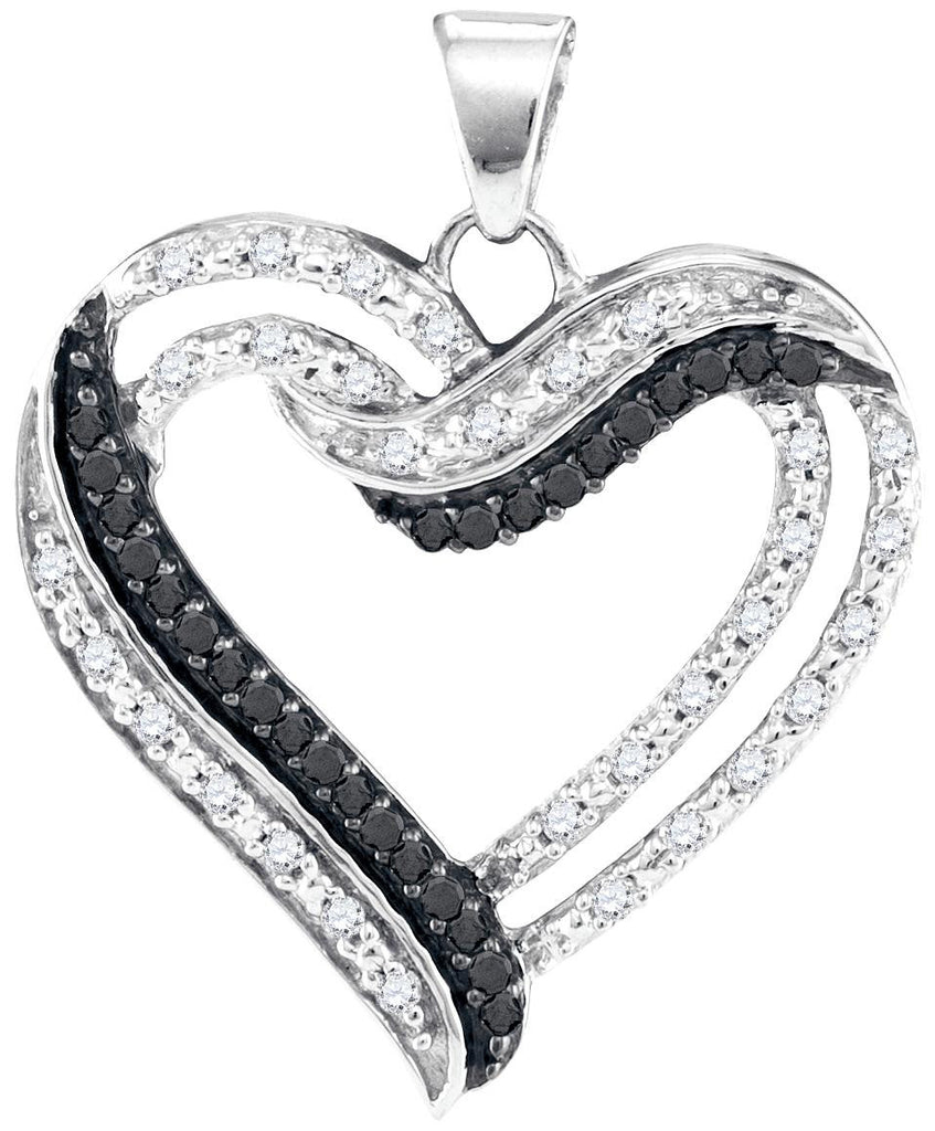 1-3CTW-Diamond FASHION BLACK PENDANT