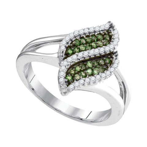 1-3CTW-Diamond FASHION GREEN RING