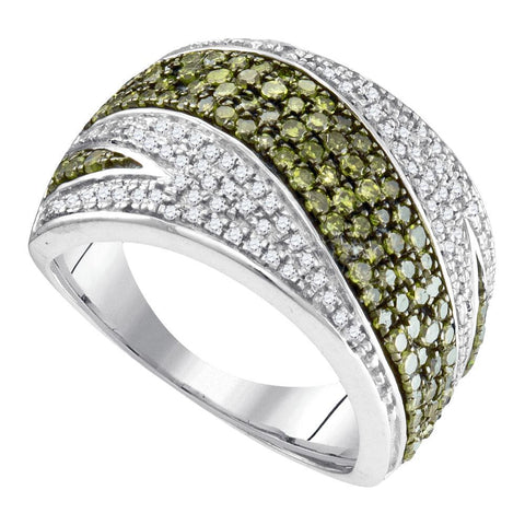 1-2CTW-Diamond FASHION GREEN RING