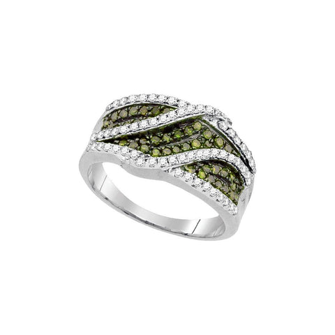 3-4CTW-Diamond FASHION GREEN RING