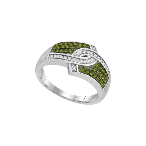 1-3CTW-Diamond FASHION GREEN RING