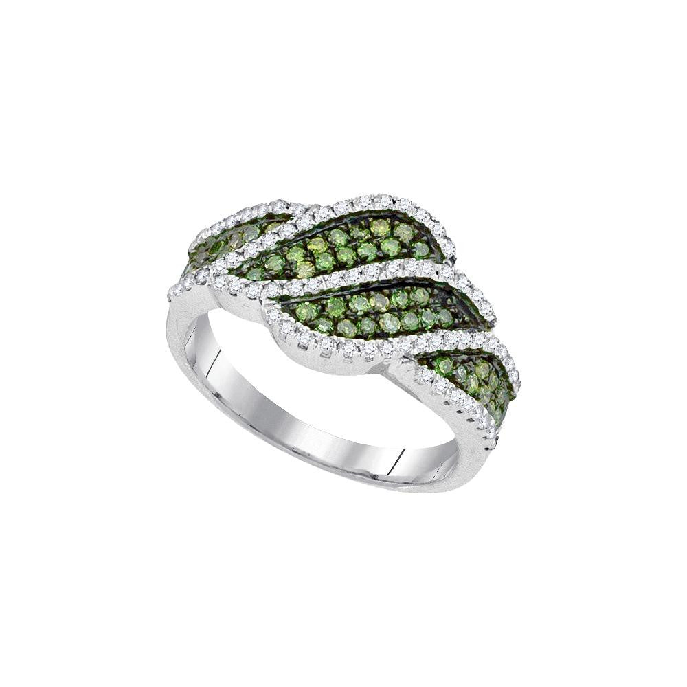 3-4CTW-Diamond FASHION GREEN RING