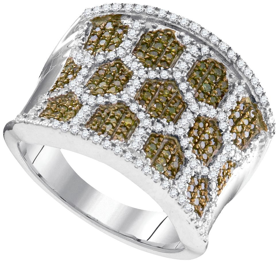 3-4CTW-Diamond FASHION GREEN RING