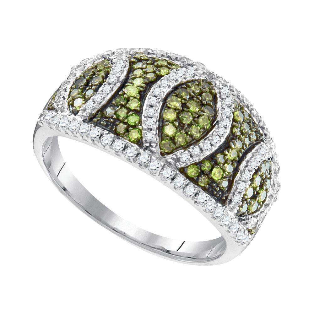 3-4CTW-Diamond FASHION GREEN RING