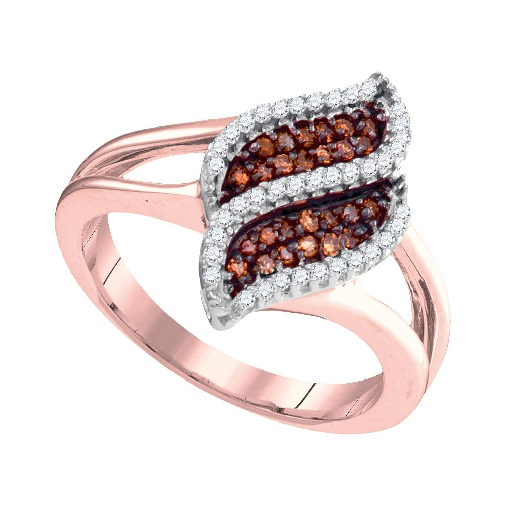 1-3CTW-Diamond FASHION RED RING