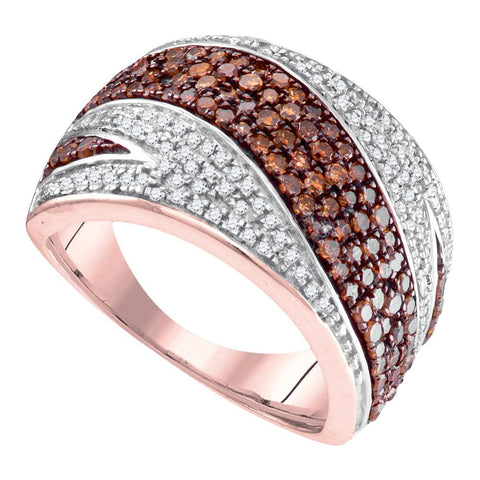 1-2CTW-Diamond FASHION RED RING