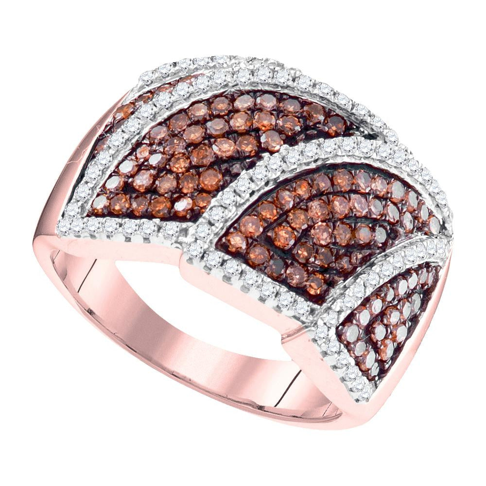 1 CTW-Diamond FASHION RED RING