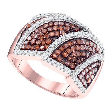 1 CTW-Diamond FASHION RED RING