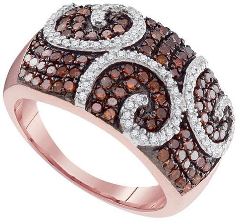 10KT Rose Gold 0.90CTW DIAMOND FASHION RING