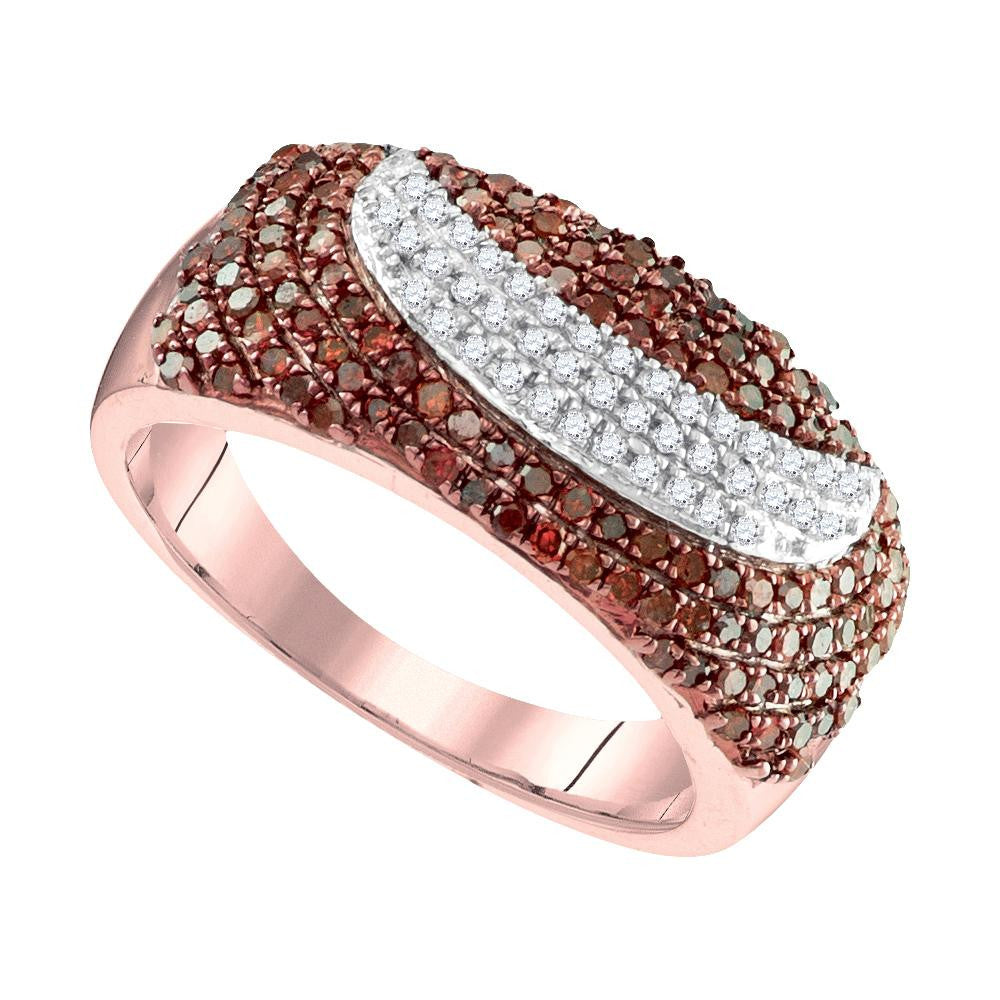 3-4CTW-Diamond FASHION RED RING