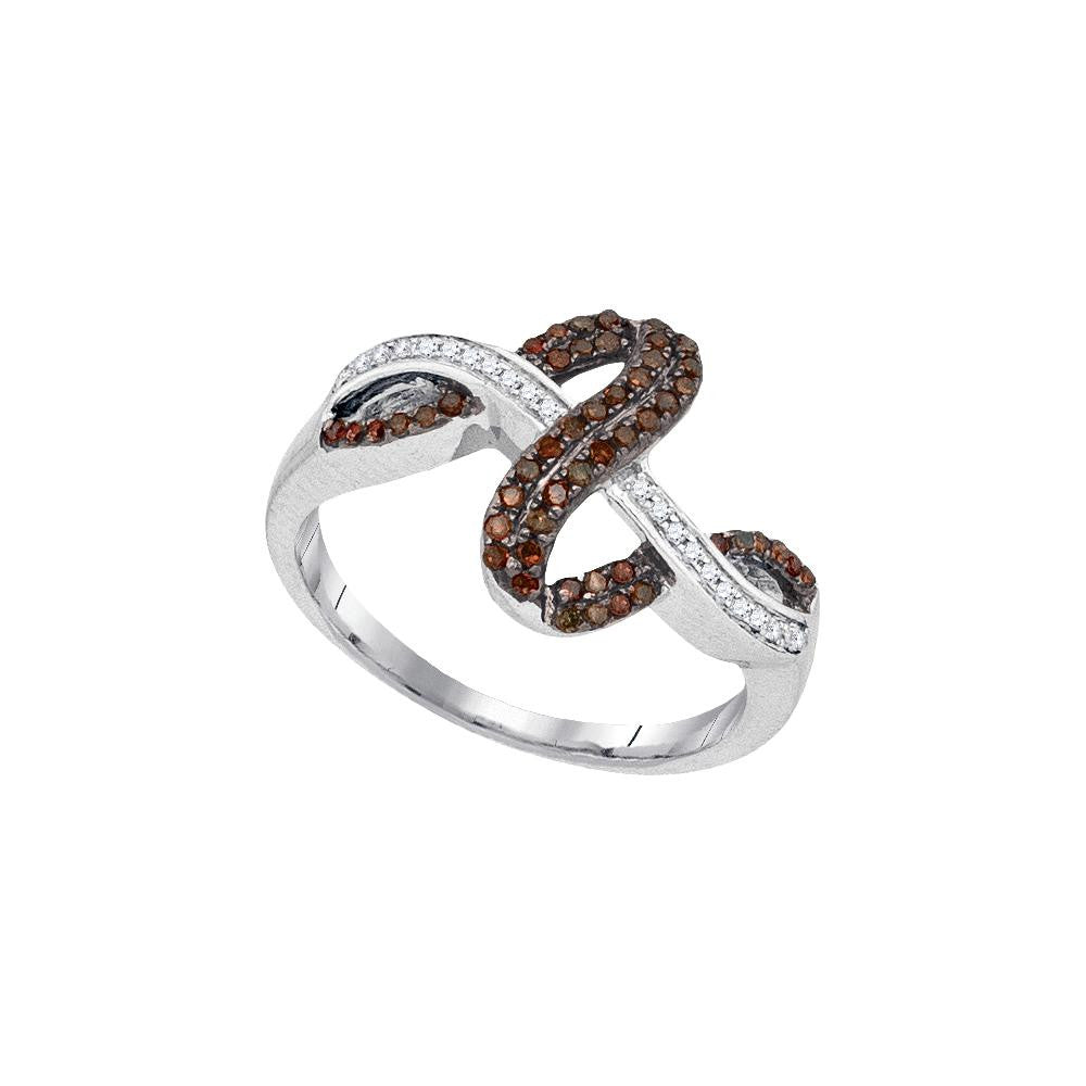 1-4CTW-Diamond FASHION BROWN RING