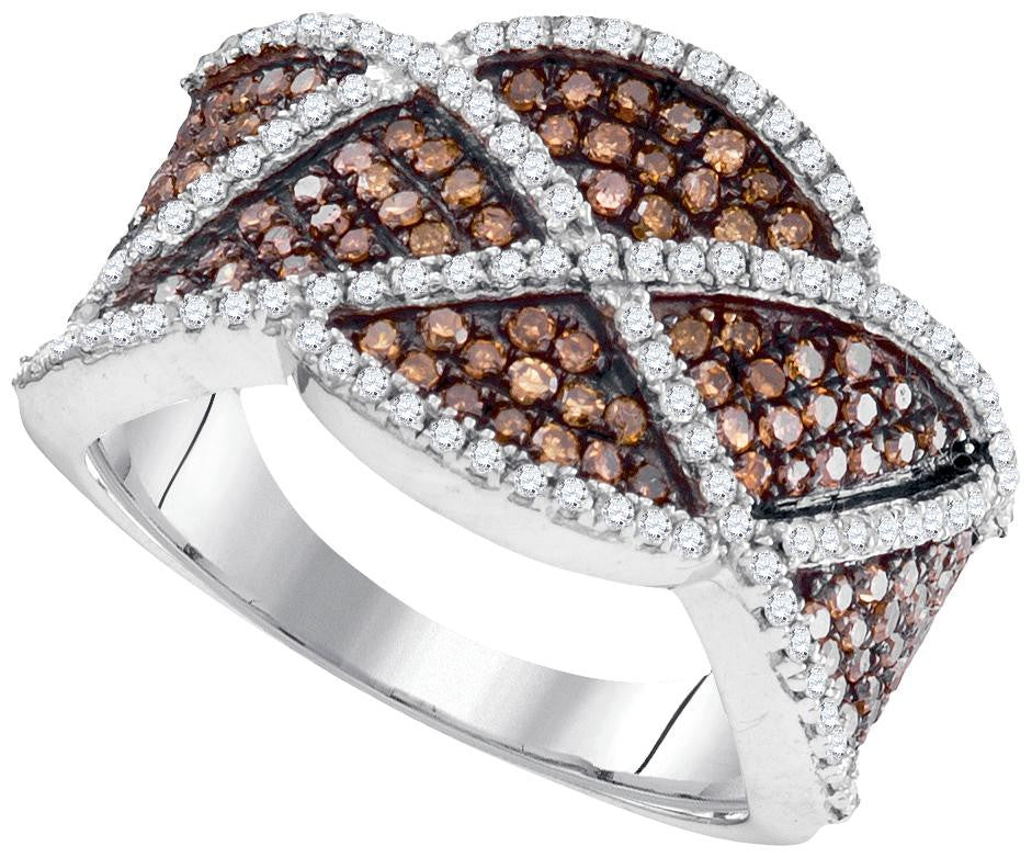 1 CTW-Diamond FASHION BROWN RING